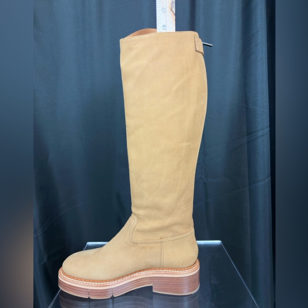 CLERGERIE Paris Canada2 Nubuck Leather Tall Riding Style Boots US 8/EU 3… - Picture 15 of 15